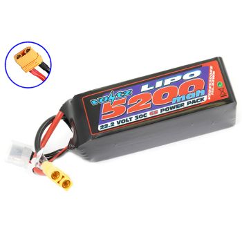 VOLTZ 5200MAH 22.2V 30C LIPO BATTERY w/XT90
