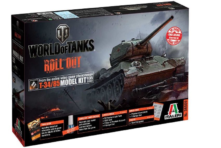 Military Italeri 1/35 World of Tanks T-34/85