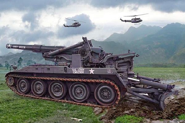 Military Italeri 1/35 M110A1