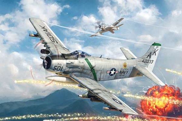 Aircraft Italeri 1/48 Skyraider A-1H