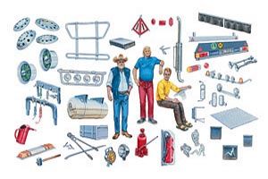 Cars, Bikes and Trucks Italeri 1/24 Truck Accessories