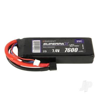 2S 7600mAh Lipo
