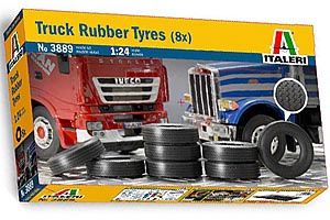 Cars, Bikes and Trucks Italeri 1/24 Truck Rubber Tyres (Pack of 8)
