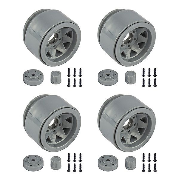 Enduro Trigon Wheels 1.55" Silver (4)