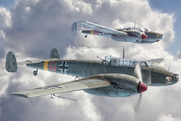 Aircraft Italeri 1/48 Messerschmitt Bf-110 C/D