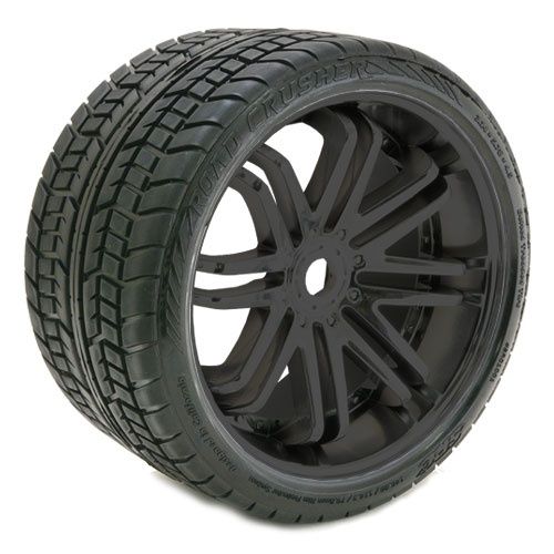 Road Crusher Belted Tyres on Wheels