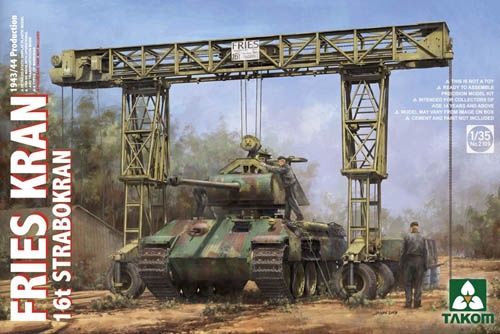 Military Takom 1/35 Fries Kran 16t Strabokran 1943/44 Production