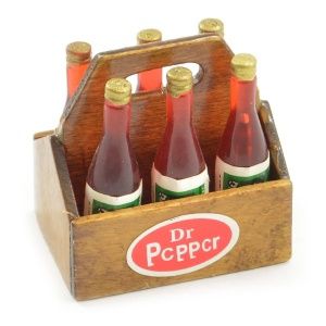Wooden Crate with Drink Bottles