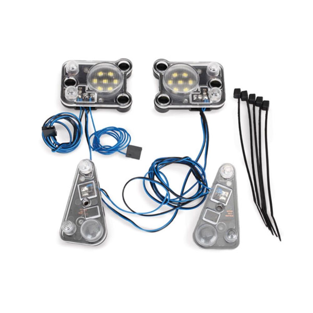 LED headlight / tail light kit (fits #8011 body, requires #8028 power supply)