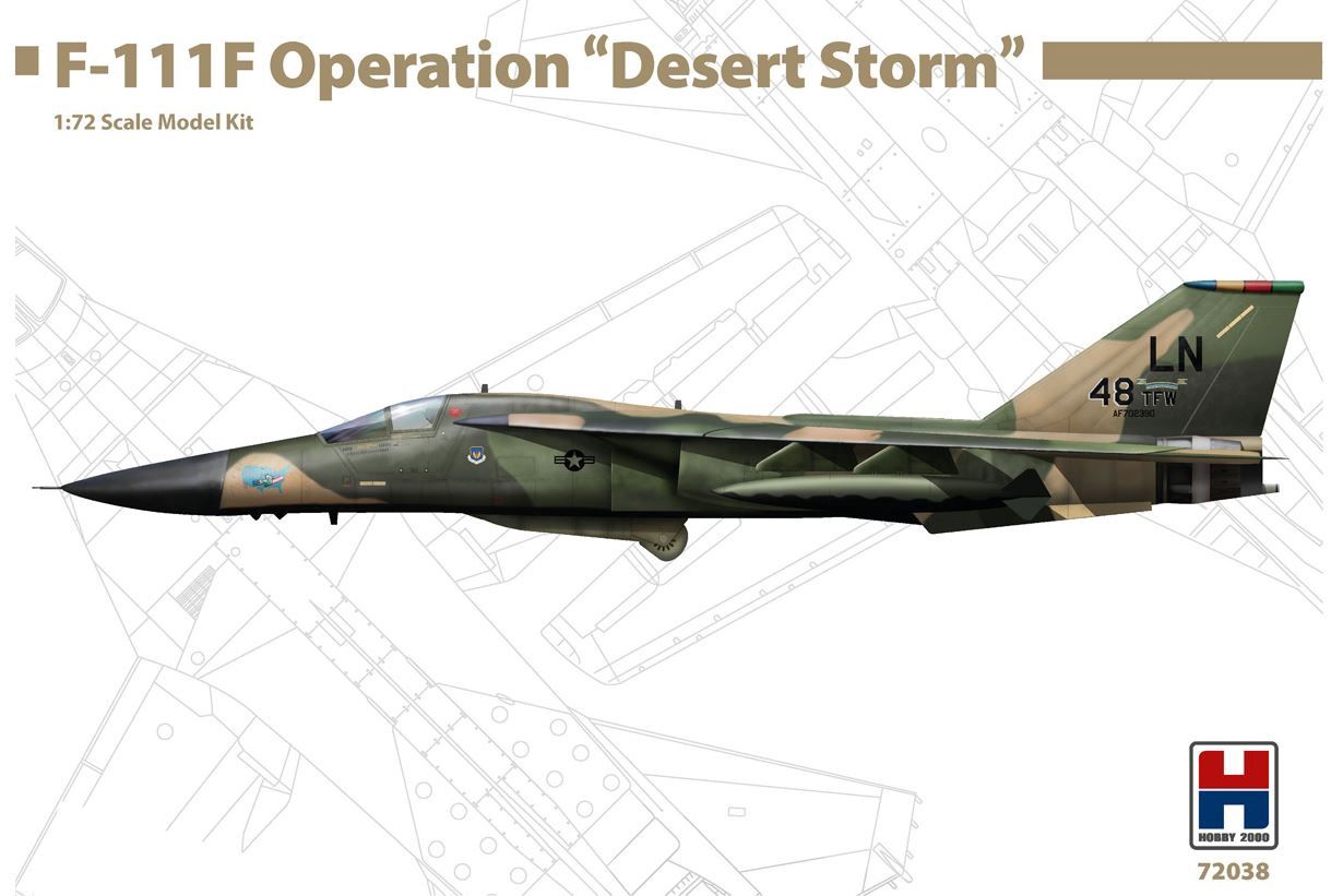 Aircraft Hobby 2000 1/72 F-111F Operation Desert Storm
