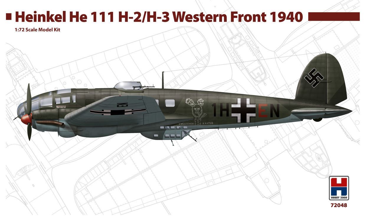 Aircraft Hobby 2000 1/72 Heinkel He111 H-2/H-3 Western Front 1940