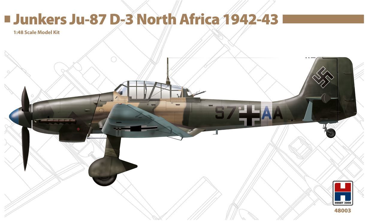 Aircraft Hobby 2000 1/48 Junkers Ju-87 D-3 North Africa 1942-43