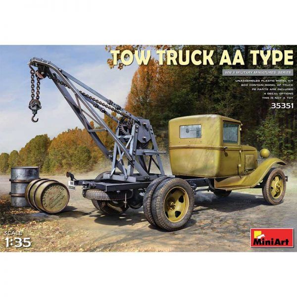 Cars, Bikes and Trucks MiniArt 1/35 Tow Truck AA Type