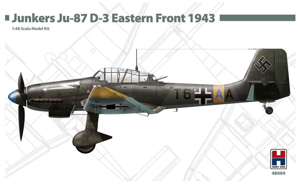 Aircraft Hobby 2000 1/48 Junkers Ju-87 D-3 Eastern Front 1943