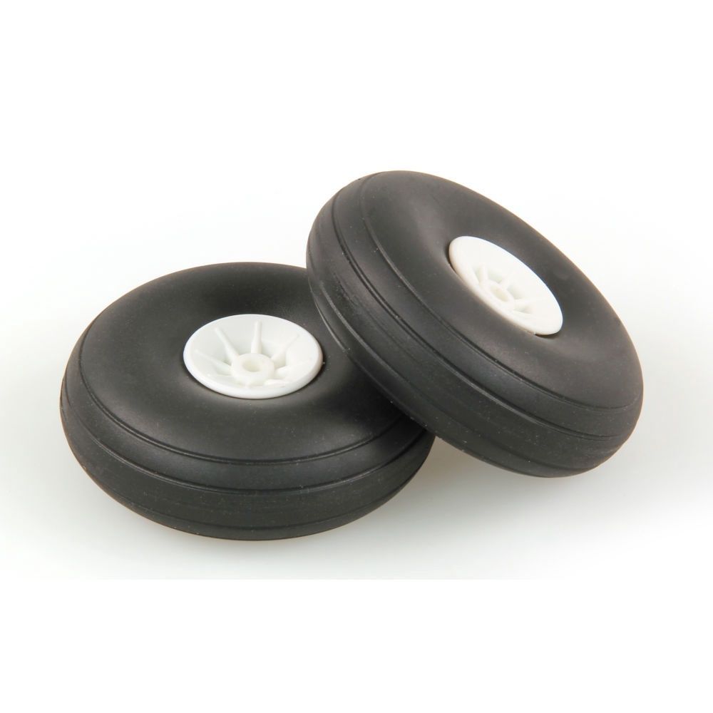 2.1/4in - (56mm) White Wheels (2)