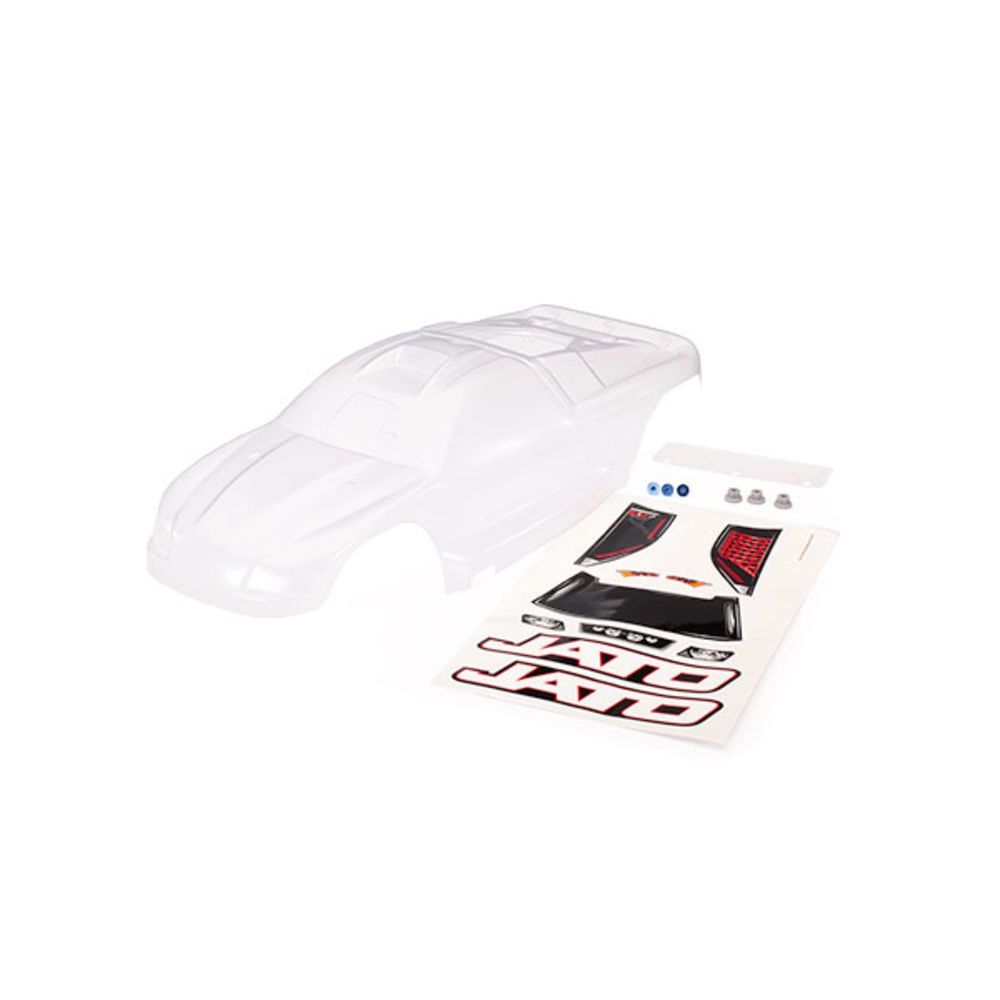 Body, Jato (cleBody, Jato (clear, requires painting) / window, lights decal sheet / wing and aluminium hardwarear, requires painting) / window, lights decal sheet / wing and aluminium hardware