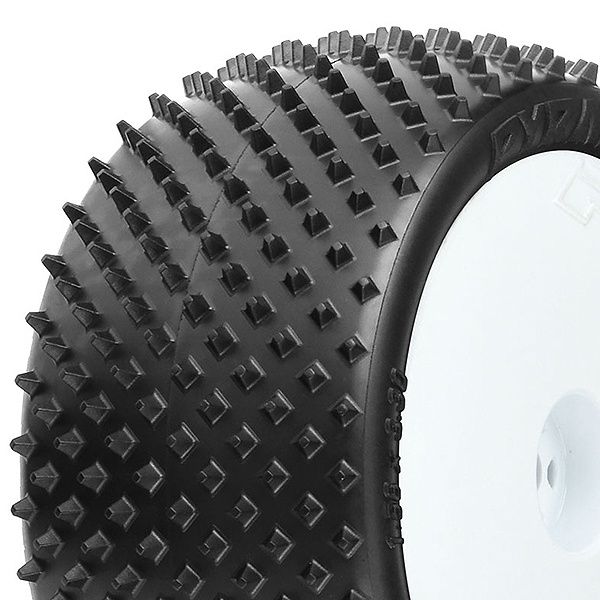 PROLINE 'PYRAMID' 2.2" Z3 ASTR REAR TYRES ON WHITE HEX WHEELS