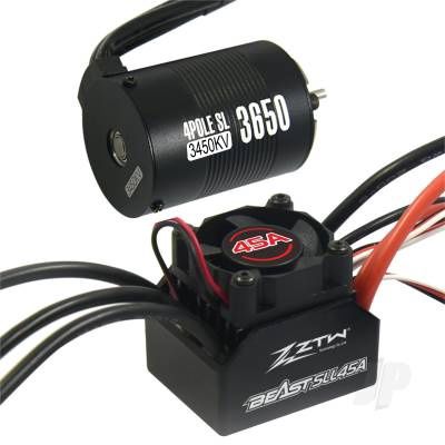 Beast SLL 45A ESC with 3450kV 4P Motor