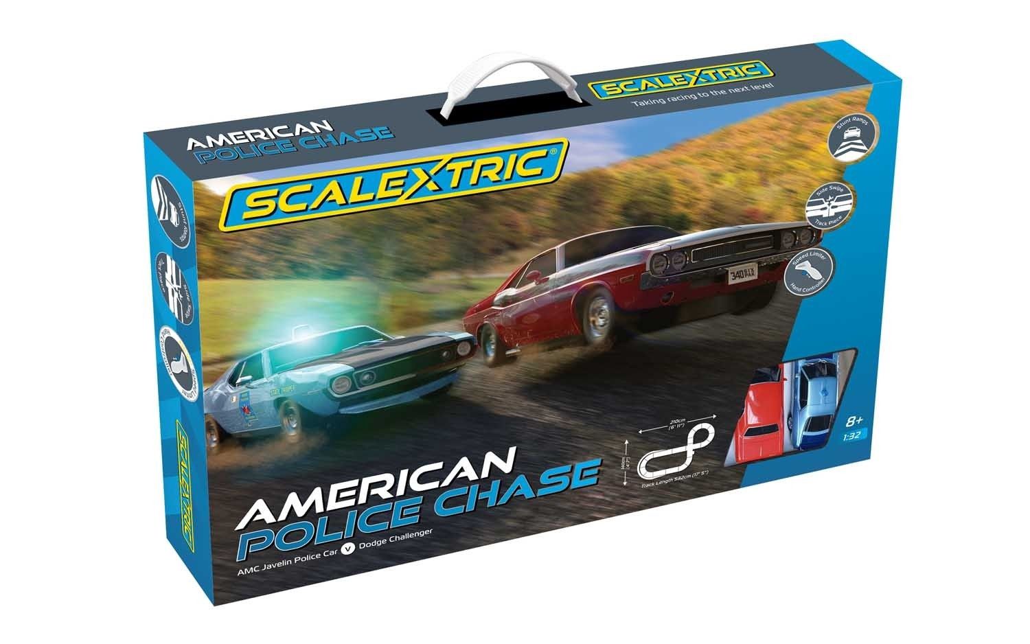 American Police Chase - AMC Javelin vs Dodge Challenger