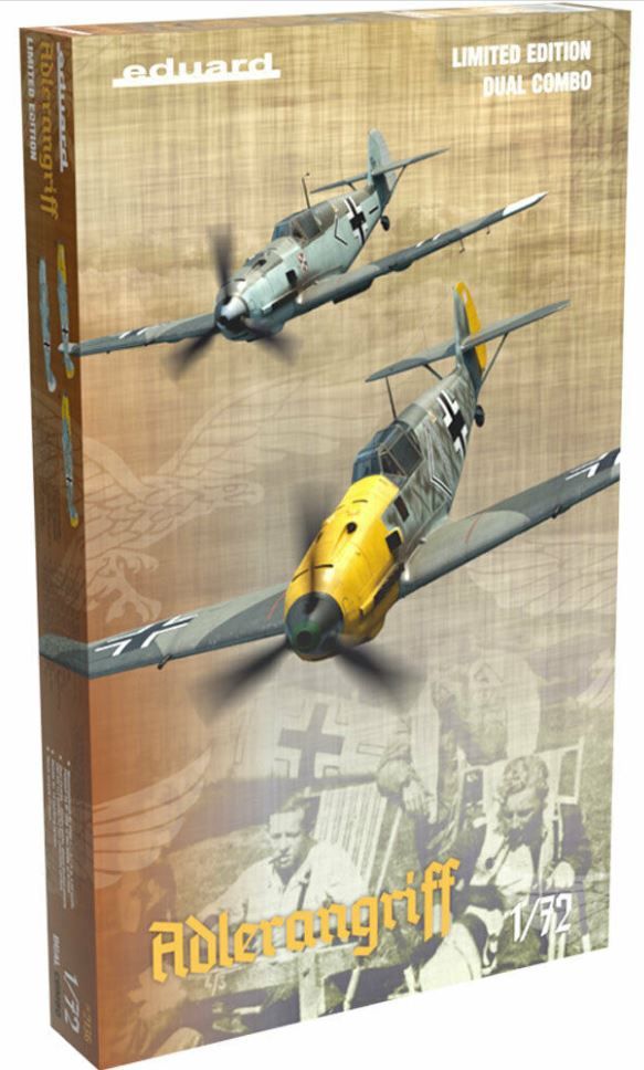 Aircraft Eduard 1/72 Adlerangriff Bf109E-1/3/4 Battle of Britain Dual Combo