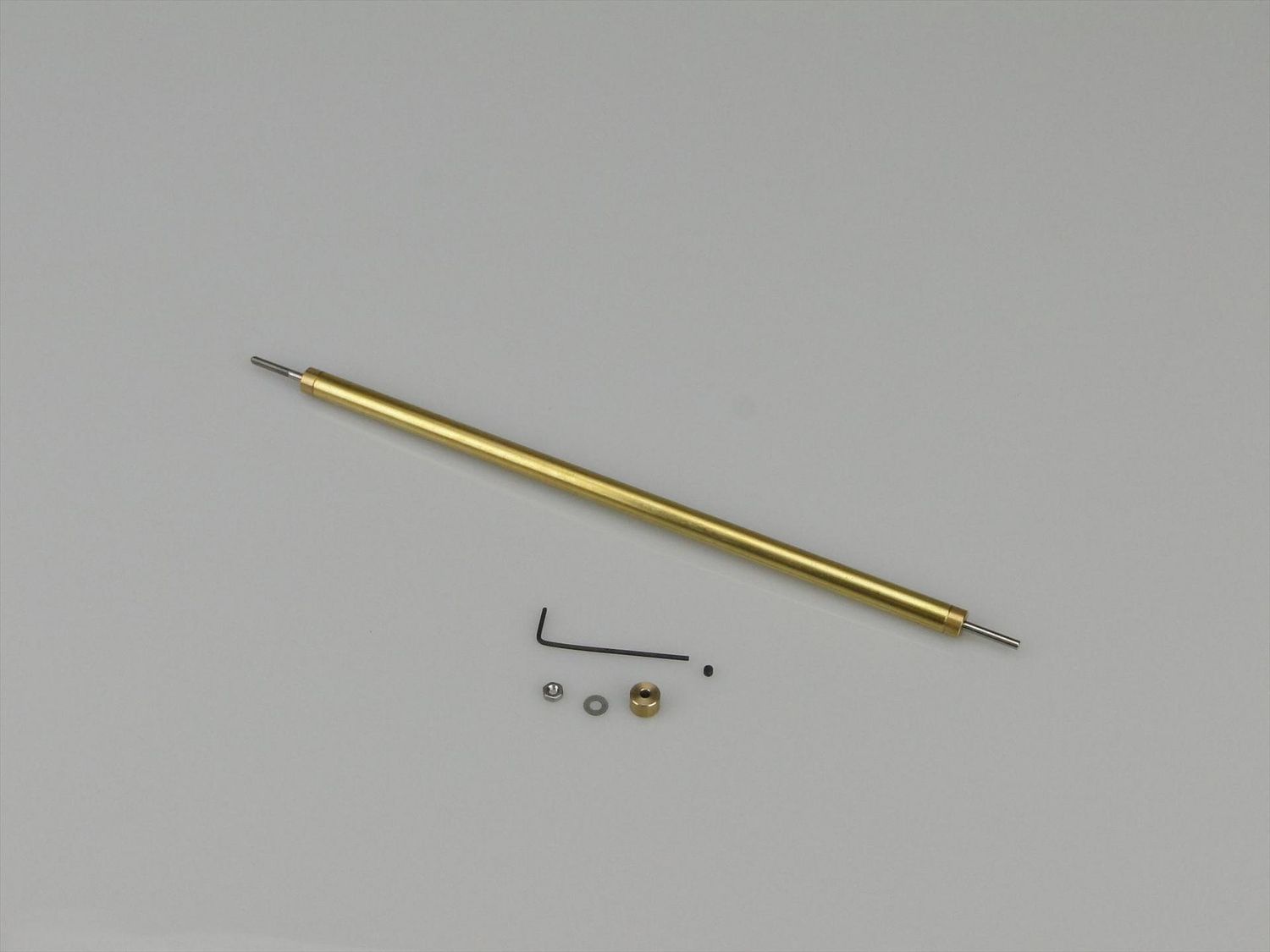 Fine Line Prop Shaft 6in M2/2mm Stainless 6mm dia Brass Tube