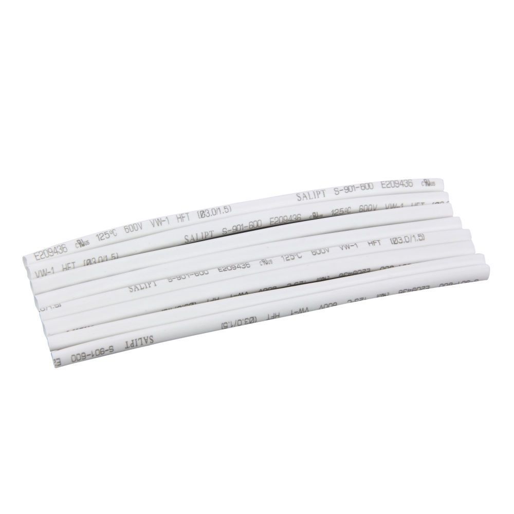 Heat Shrink Tubing, 3.1mm x 100mm, 1/8x4in (8 pcs)