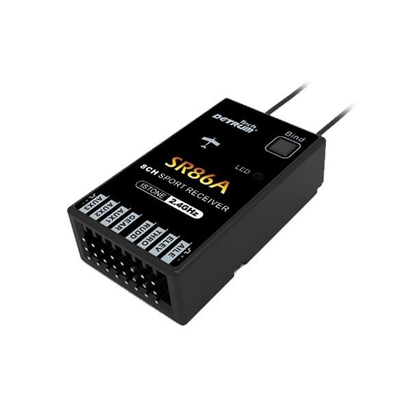 DYNAM DETRUM SR86A 8CH 2.4G RECEIVER w/ISTONE STABILZER (w/ABS)