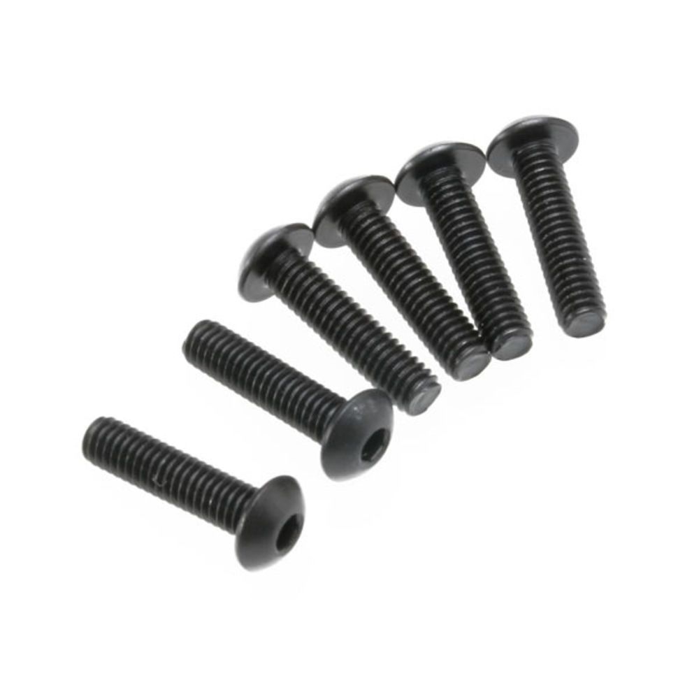 Screws, 4x16mm button-head machine (hex drive) (6 pcs)