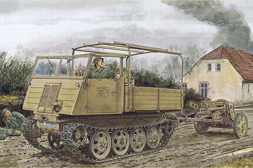 Military Dragon 1/35 German RSO/3 with 5cm PaK 38