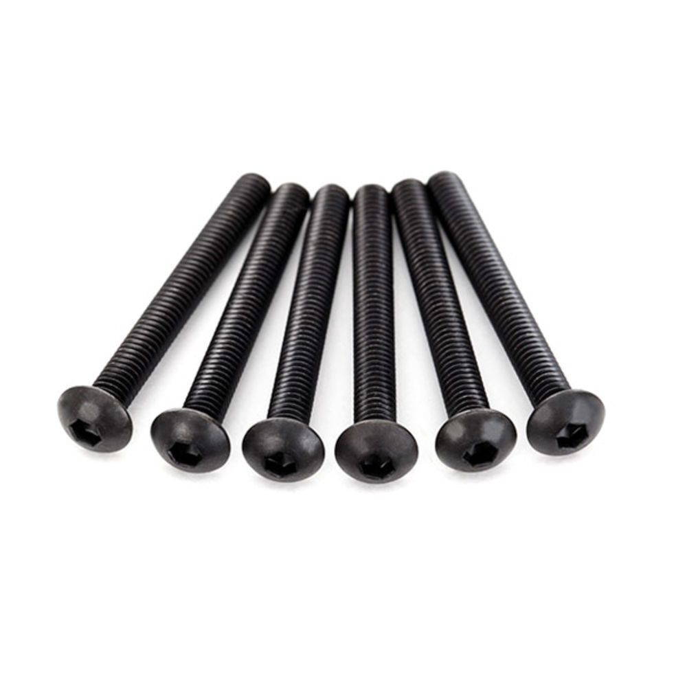 Screws, 4x30mm button-head machine (hex drive) (6 pcs)