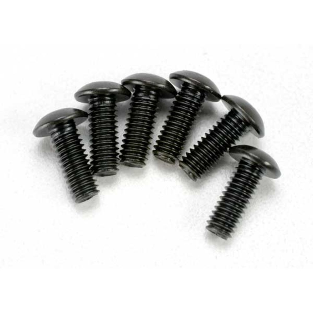 Screws, 4x12mm button-head machine (hex drive) (6 pcs)