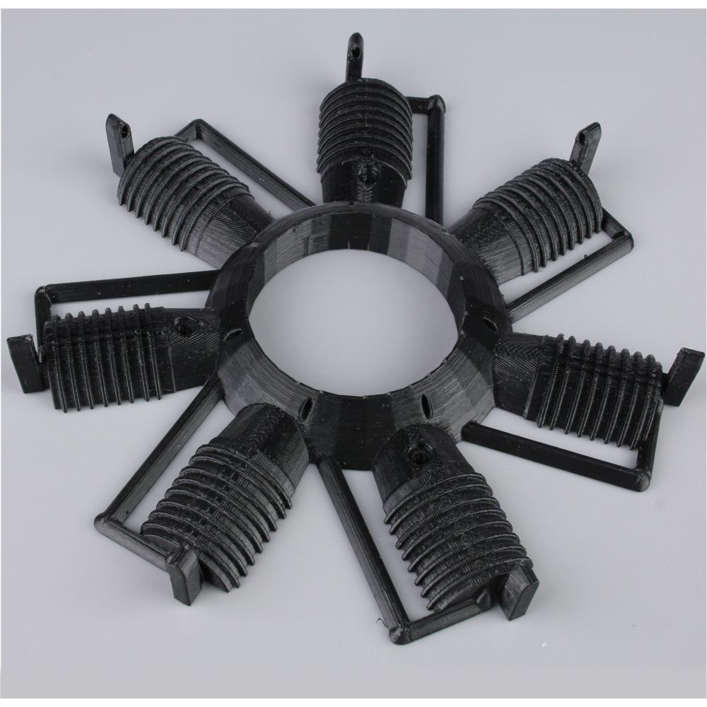 1:6 Scale WWI 7-Cylinder Rotary Engine (155mm 6 1/8in)
