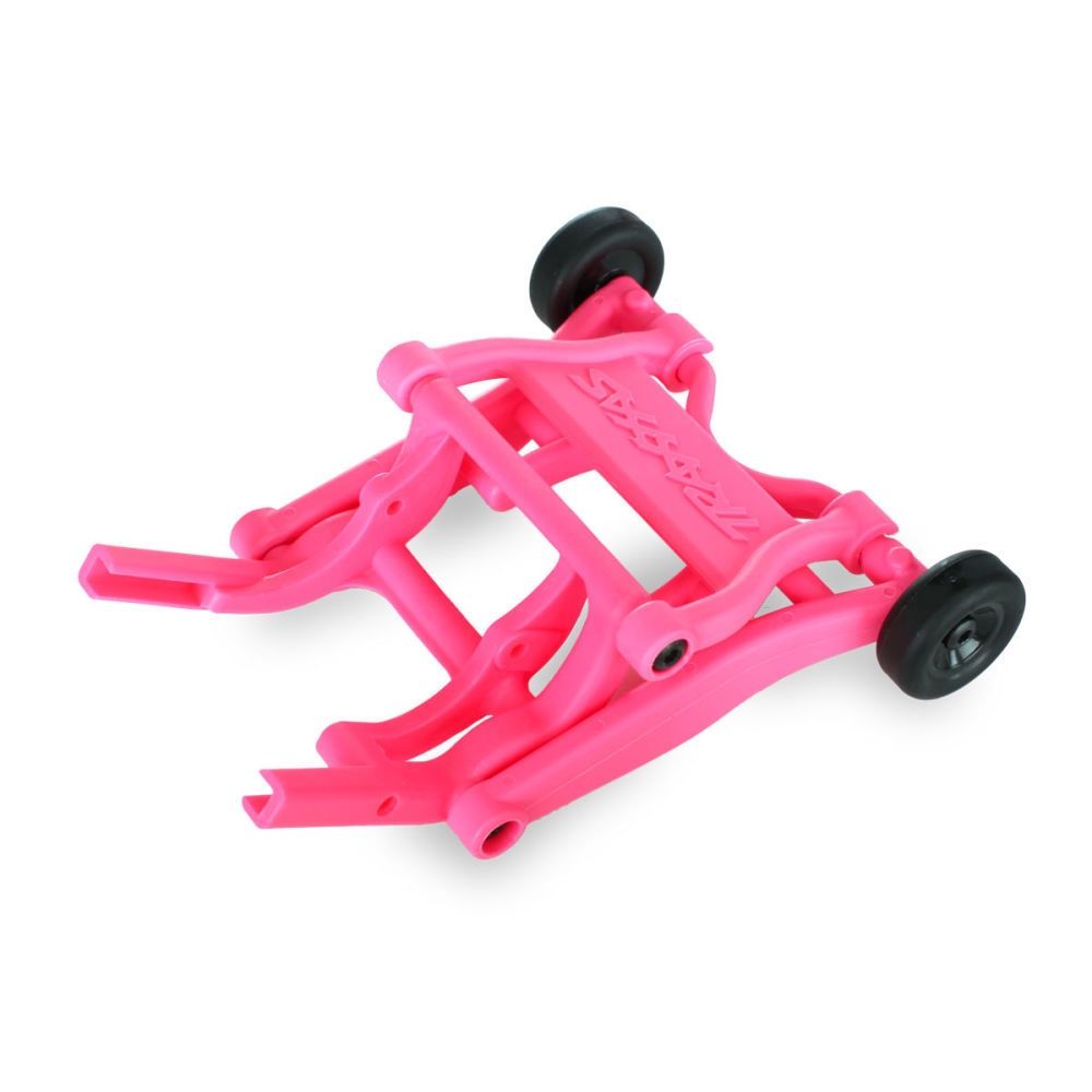 Wheelie bar, assembled (pink) (fits Slash, Bandit, Rustler, Stampede series)