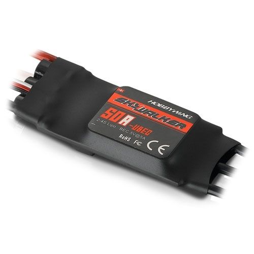 HOBBYWING SKYWALKER 50A-UBEC (NEW VERSION WITH 5A BEC) SPEED CONTROLLER