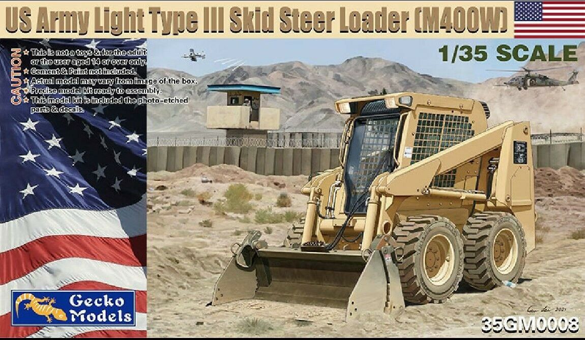 Military Gecko Models 1/35 US Army Light Type III Skid Steer Loader (M400W)