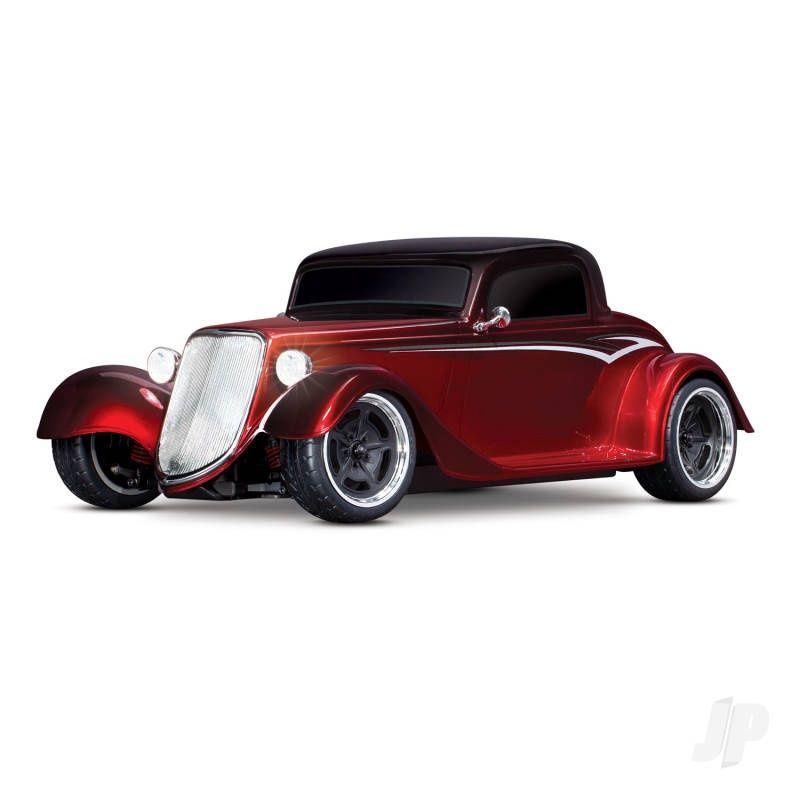 Factory Five '33 Hot Rod Coupe 1:10 AWD Supercar, Red Fade (+ TQ, XL-5, Titan 550)