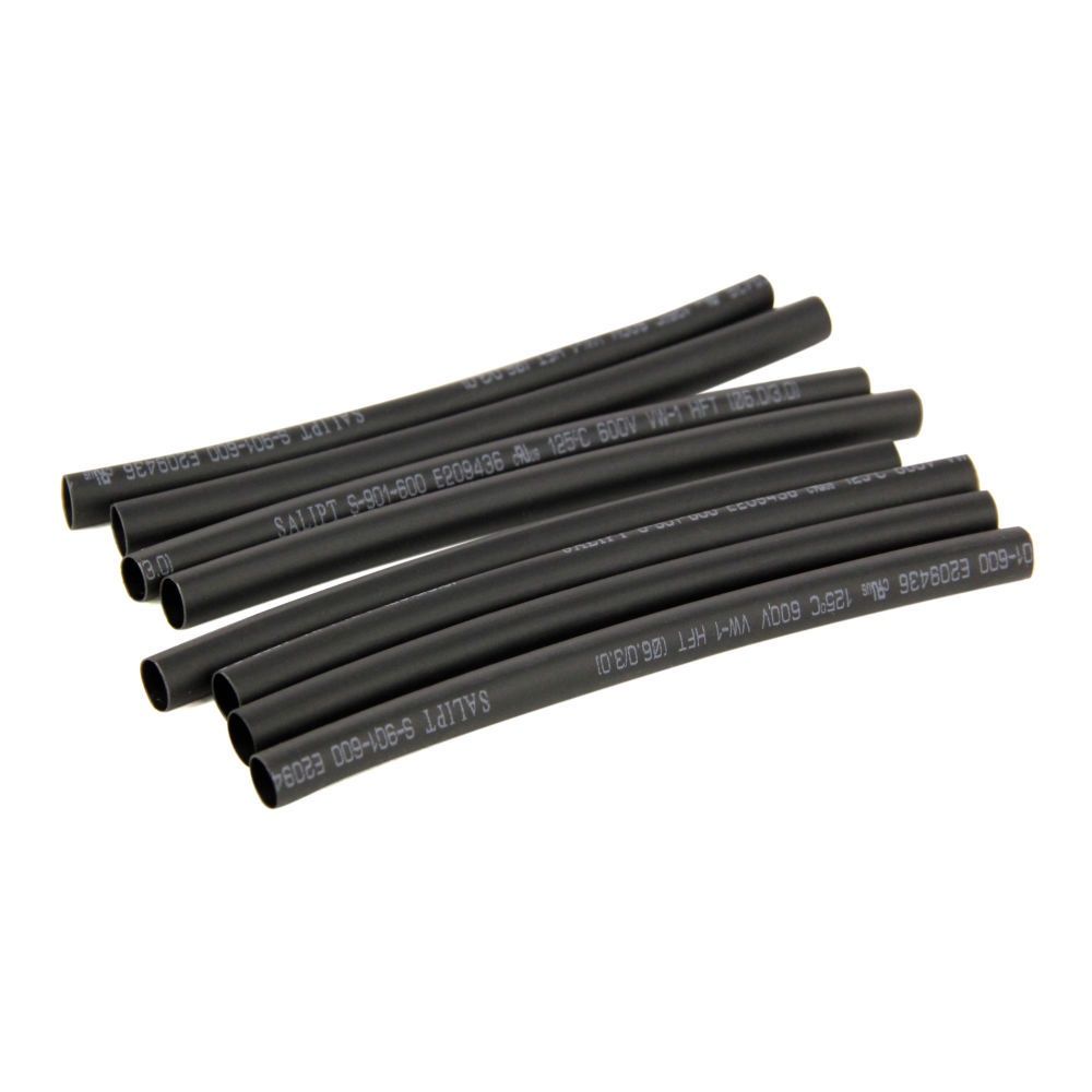 Heat Shrink Tubing, 6.3mm x 100mm, 1/4x4in (8 pcs)