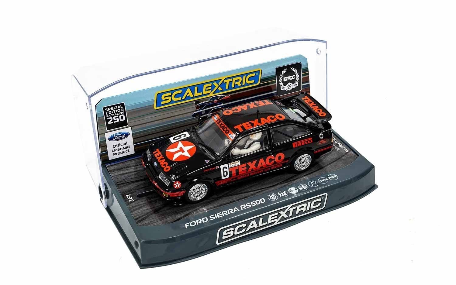 Scalextric BTCC Anniversary Special Edition Ford Sierra RS500 (Steve Soper) Slot Car - C3738SE