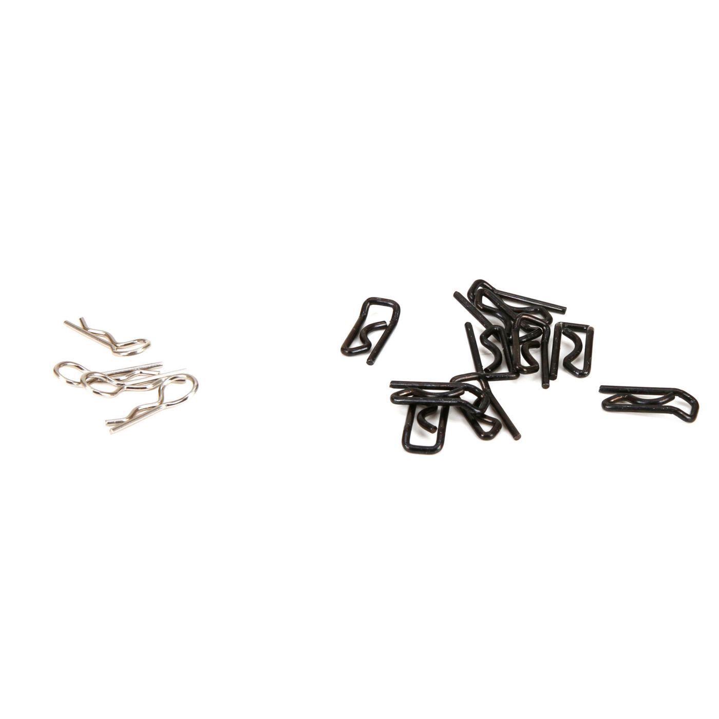 Body Clip, Large (10) &amp; Small (4): 1:5 4wd DB XL
