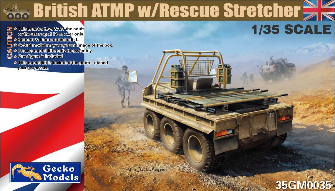 Military Gecko Models 1/35 British ATMP with Rescue Stretchers