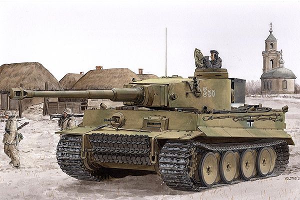 Military Dragon 1/35 Sd.Kfz.181 Pz.Kpfw.VI Ausf.E Tiger I Early Production Battle of Kharkov