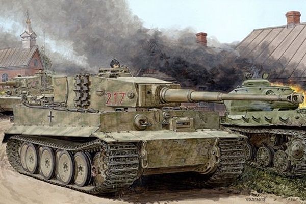 Military Dragon 1/35 Sd.Kfz.181 Pz.Kpfw.VI Ausf.E Tiger I Mid Production Battle of Malonovka Otto Carius