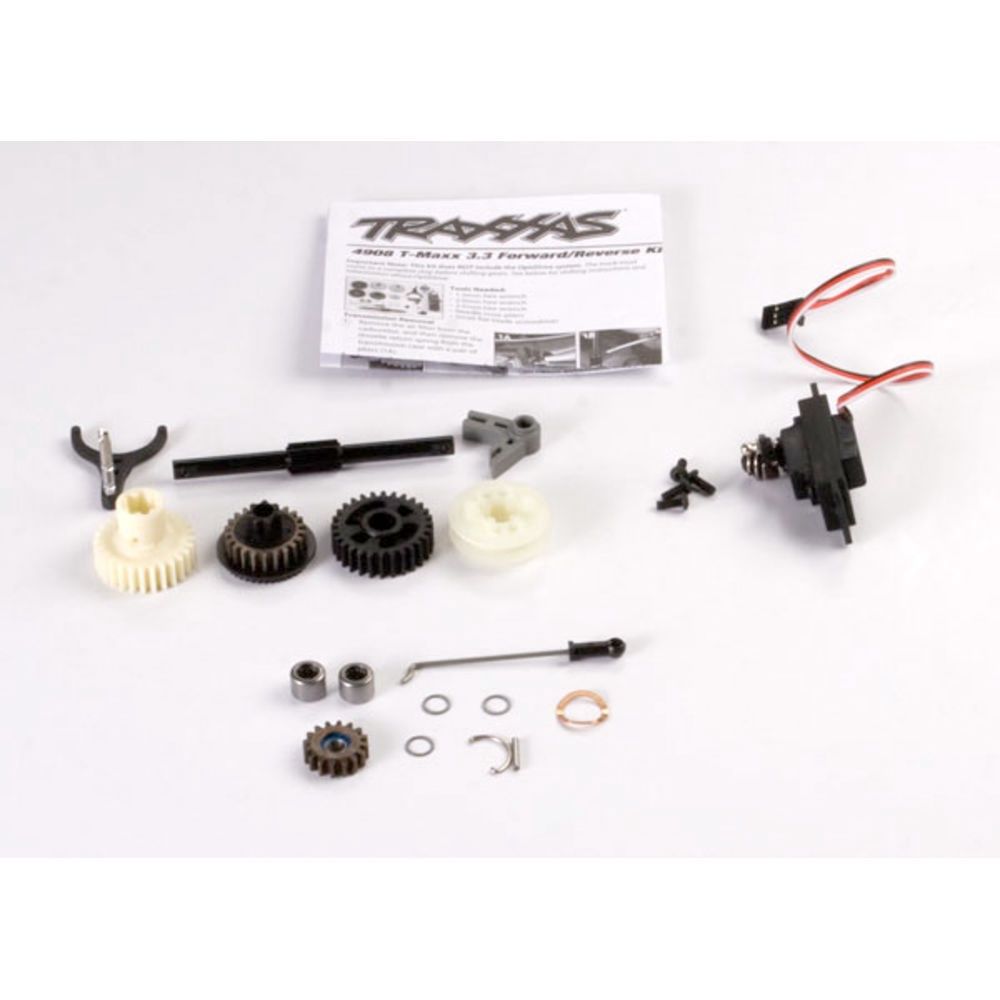 Reverse installation kit (includes all components to add mechanical reverse (no Optidrive) to T-Maxx 3.3) (includes 2060 sub-micro servo)