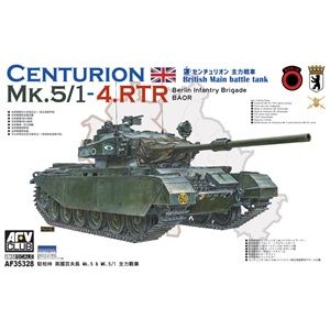 Military AFV Club 1/35 British Main Battle Tank Centurion Mk.5/1 4.RTR Berlin Infantry Brigade