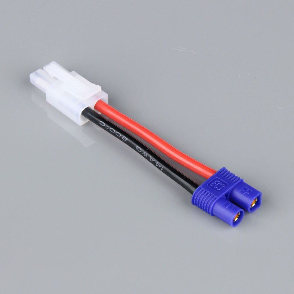 Battery Adapter, EC3 Female to Tamiya Male, 14AWG