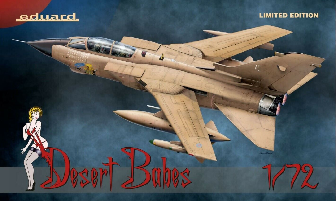 Aircraft Eduard 1/72 Tornado GR.1 Operation Granby / Desert Storm "Desert Babes" Limited Edition