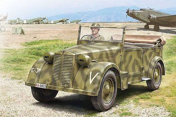 Military Italeri 1/35 08 CM Coloniale Staff Car