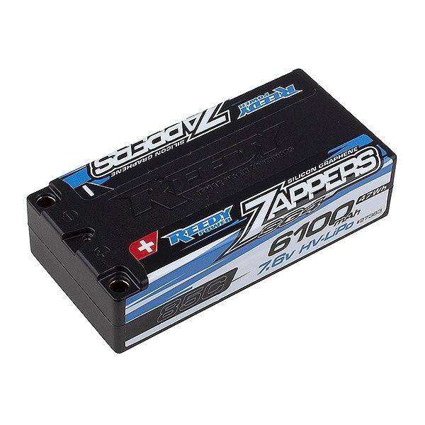 REEDY ZAPPERS 'SG4' 6100MAH 85C 7.6V SHORTY LIPO BATTERY