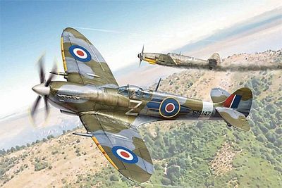 Aircraft Italeri 1/48 RAF Spitfire Mk. IX
