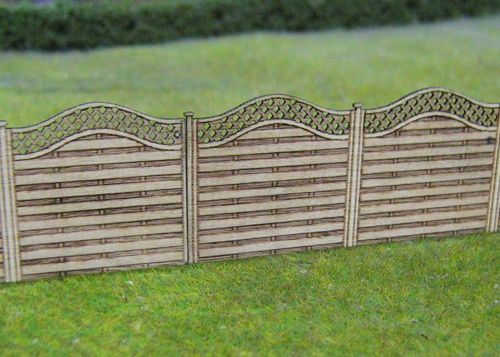 Wooden Lattice Fencing 00 Gauge